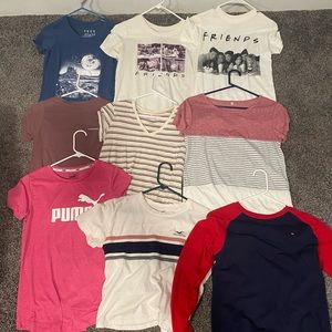 Lot of 9 shirts all size S